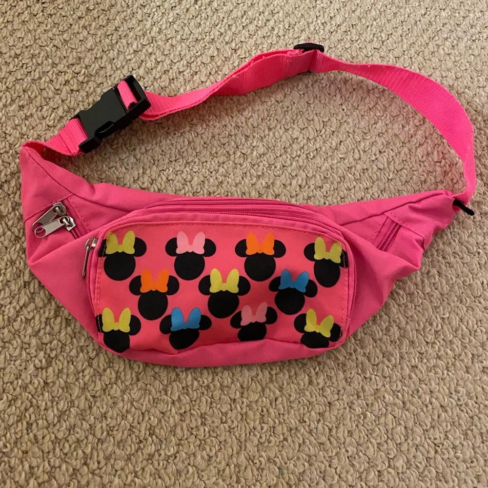 Hot Pink Neon Minnie Mouse Fanny Pack